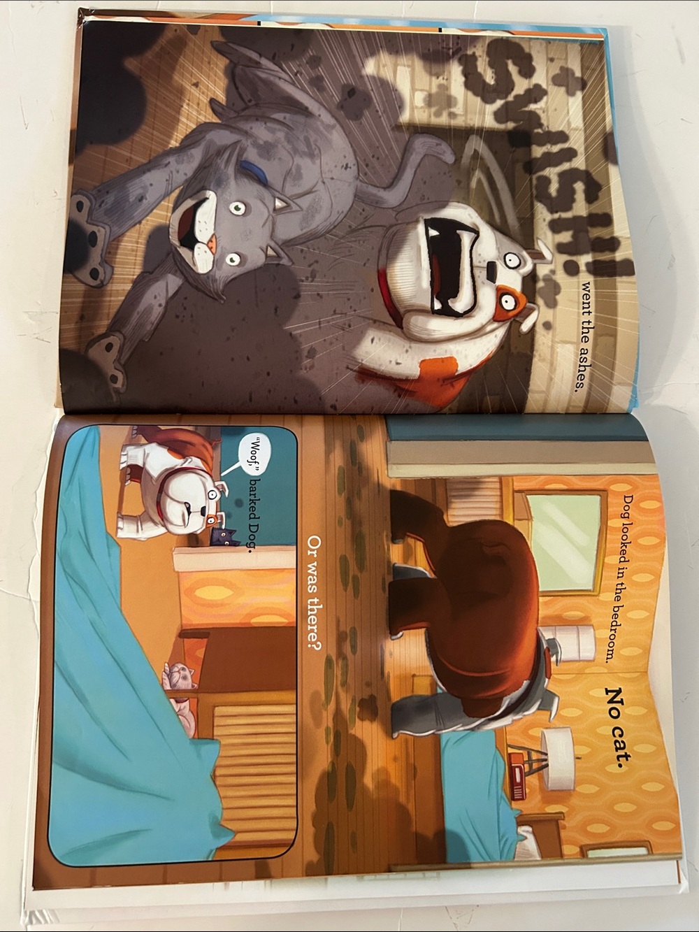 Dog In Charge Hardcover Picture Book by K.L. Going about a dog managing cats - Picture 6 of 7